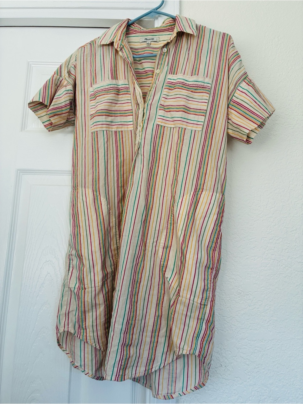 Madewell Popover Courier Shirtdress
